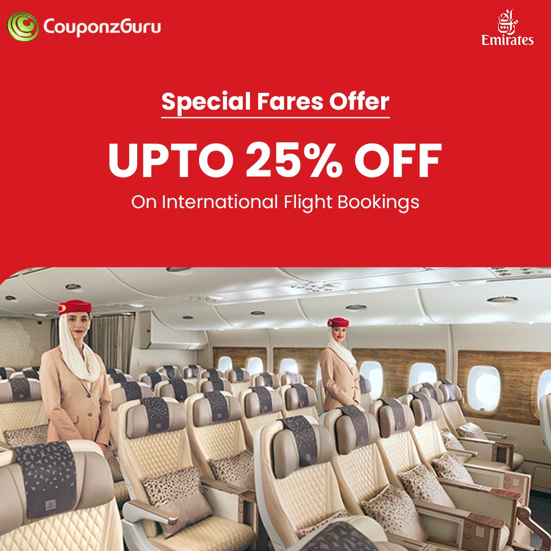 couponzguru's tweet image. Now Avail Special Fares Offer And Get Upto 25% Off On International Flights Booking. Book Your Tickets Now!!!!
#FlightTicketBooking #travellife #flightdeals #specialoffer #CouponzGuru