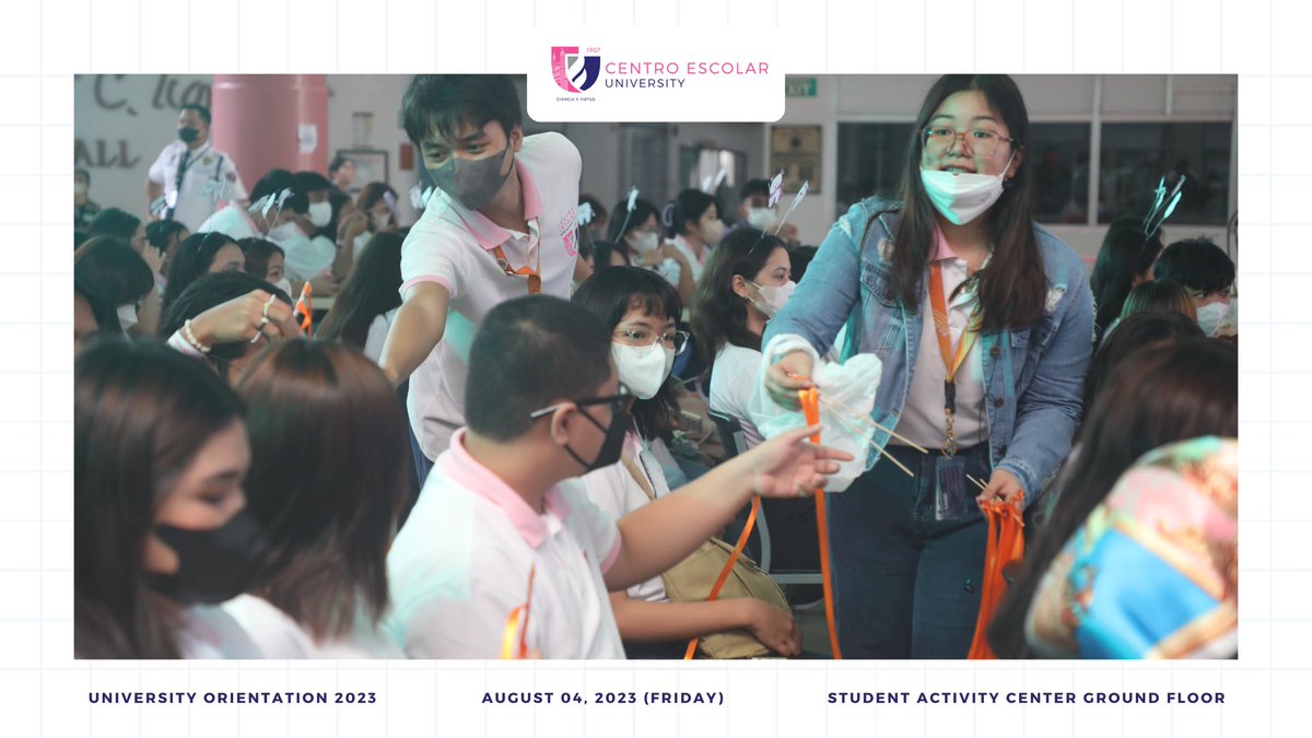 ceusc_mnl's tweet photo. CLUSTER 1
School of Dentistry
School of Science and Technology https://t.co/1GAcDBlrIY