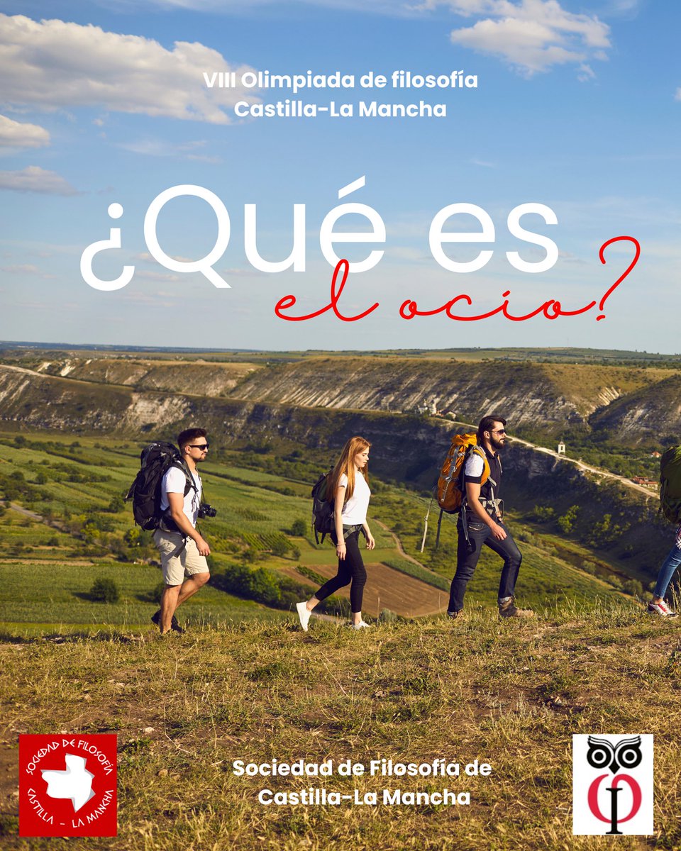 Ya tenemos tema para la VIII Olimpiada de Filosofía en Castilla-La Mancha y para la Olimpiada nacional <a href="/olimpfilosofica/">Olimpiada Filosófica</a> 
“¿Qué es el ocio?”