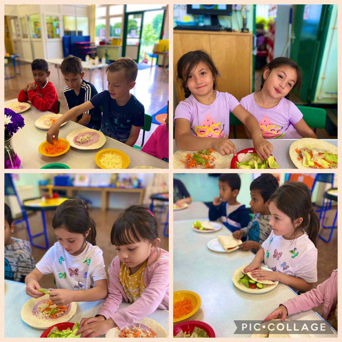 Illtyds_RC's tweet photo. #FoodAndFun23
#Day10
Having fun preparing, filling and ‘wrapping’ our wraps 😋
@CwmTafMorgannwg
@foodandfunwales @JanineBrill
#nutritionalSkillsForLife
@CTMUHBDietetics
@ShelleyPowellRD https://t.co/qSmT2o1GPm