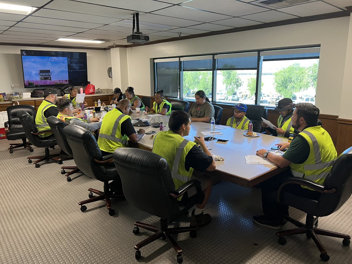 UPS TWILIGHT Ramp Wellness and Safety (@jessicab_safety) on Twitter photo What a great safety meeting today!! Missing a few people but to know that there are 18 caring employees who want to achieve the same goals and keeping everyone safe. <a href="/CarolBTome/">Carol Tomé</a> <a href="/Shelby2017goair/">Shelby Jackson-Fox</a> <a href="/G_Smith17/">Greg Smith</a> <a href="/mboden69/">Mark Boden</a> <a href="/BlanchardLyle/">Lyle Blanchard</a> <a href="/renodames/">Damian Renovato</a> <a href="/esmerioups/">Darren Esmerio</a> <a href="/audreyvb3/">Audrey VandenBosch @SafetySupervisor</a> <a href="/melirere/">Melinda Herrera</a> What a great safety meeting today!! Missing a few people but to know that there are 18 caring employees who want to achieve the same goals and keeping everyone safe. <a href="/CarolBTome/">Carol Tomé</a> <a href="/Shelby2017goair/">Shelby Jackson-Fox</a> <a href="/G_Smith17/">Greg Smith</a> <a href="/mboden69/">Mark Boden</a> <a href="/BlanchardLyle/">Lyle Blanchard</a> <a href="/renodames/">Damian Renovato</a> <a href="/esmerioups/">Darren Esmerio</a> <a href="/audreyvb3/">Audrey VandenBosch @SafetySupervisor</a> <a href="/melirere/">Melinda Herrera</a>
