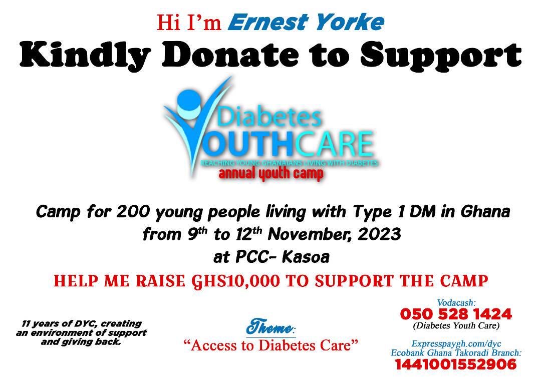pavlovium's tweet photo. Help Train and Equip these Young Ones Living with Diabetes. Support Worthy Cause! 

Use Ernest Yorke as reference https://t.co/VYznKS73z7