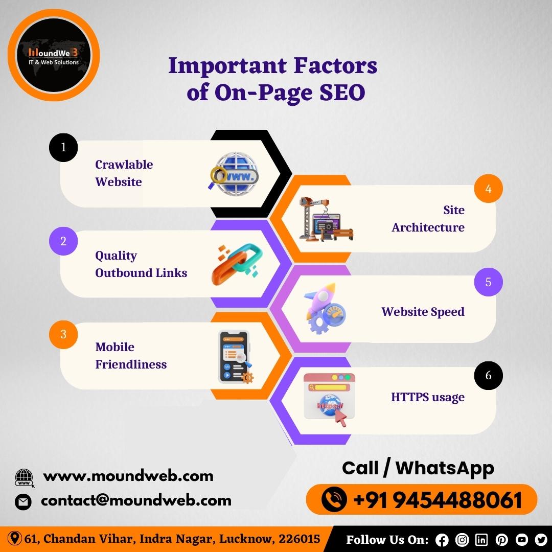 MoundwebD's tweet photo. 🔍 Mastering On-Page SEO Essentials! 🔍 Boost your website visibility and user experience with these important factors:
1️⃣ Crawlable Website 🕷️
2️⃣ Quality Outbound Links 🌐
3️⃣ Mobile Friendliness 📱
4️⃣ Site Architecture 🏗️
5️⃣ Website Speed ⚡
6️⃣ HTTPS Usage 🔒

#itcompany 
#ithub https://t.co/ob1r5vpn5a