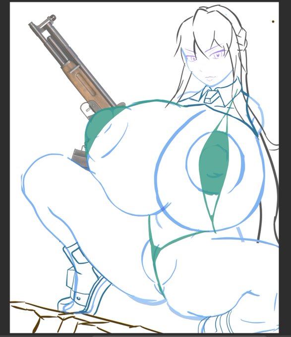 ラフ②
ベア姉御は絶対スリングショット

…頑張れば明日中行けるか? 