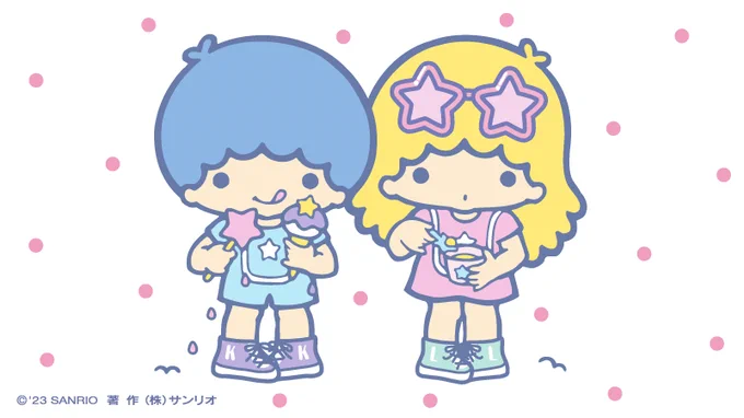 うーん、どっちから食べようかな〜☆