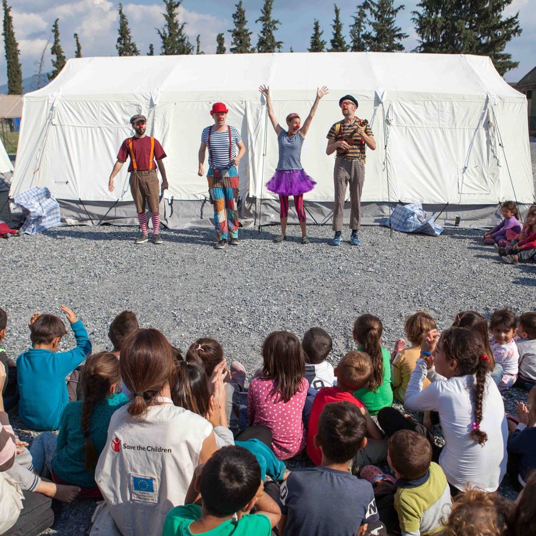 childrenlaughUK's tweet photo. Who are Clowns Without Borders? βπ€
We're a small charity with a BIG impact! πͺπ
Spreading joy, hope, and laughter to those who need it most. π€‘π«Ά
#MakingABigDifference #SmallCharityBigImpact #LaughterMatters ππ€ https://t.co/8OBx1lhwX7