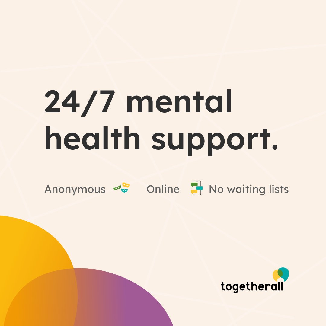 Glasgow City HSCP (@gchscp) on Twitter photo 16-24 year olds in Glasgow can access FREE mental health support on <a href="/togetherall/">Togetherall UK</a>
Just sign up and access your anonymous, online mental health support.
No waiting lists, so you can take control of your mental health today 👇
ow.ly/NFyj50JOn2G <a href="/GlasgowCC/">Glasgow City Council</a> 16-24 year olds in Glasgow can access FREE mental health support on <a href="/togetherall/">Togetherall UK</a>
Just sign up and access your anonymous, online mental health support.
No waiting lists, so you can take control of your mental health today 👇
ow.ly/NFyj50JOn2G <a href="/GlasgowCC/">Glasgow City Council</a>