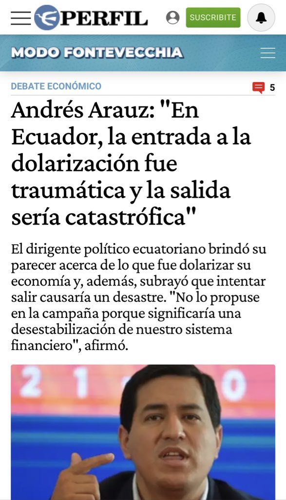 ecuarauz's tweet image. En crisis está el pueblo ecuatoriano por culpa de los mitos y campañas sucias.

Con tu experiencia y sagacidad podías haber ilustrado a tu audiencia respecto a la manipulación mediática.

Y mis declaraciones concluyen justamente que no vamos a desdolarizar.