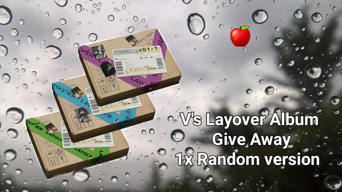 amyx_bts's tweet photo. ❁ V's Layover album Give Away❁

↳ 1x Random version + freebies 

How to enter:
• Follow Me   
• RT to enter 

- WW🌎 
- Ends when the album reaches me will keep everyone updated ! 

Good luck 💜 https://t.co/MkRYvuo0LE