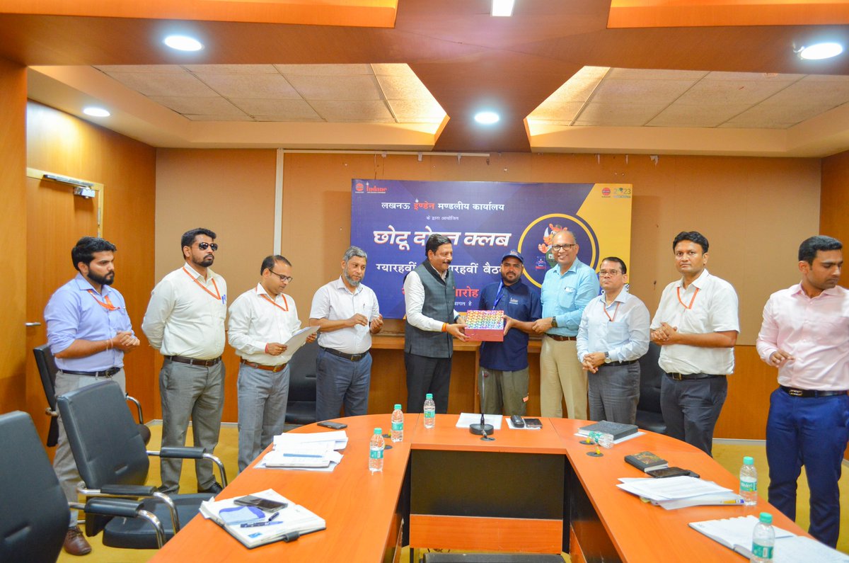 Lucknow Indane DO (@indanedo) on Twitter photo Shri Rajesh Singh, ED & SH UPSO1 & Shri KM Thakur GM(LPG) UPSO1, gracing the celebration with their presence, honouring "Winners of the Month" of Chhotu Dost Club at Lucknow Indane DO in its 11th and┬а12th┬аmeeting. <a href="/rajesh29536/">Rajesh Singh</a> <a href="/thakurkm007/">Krishna Mohan Thakur</a> <a href="/IOCL_UP/">IOCL Uttar Pradesh</a> <a href="/MdKalim94771380/">Md Kalim Ansari</a> <a href="/Swarn28837/">Swarn Singh</a> Shri Rajesh Singh, ED & SH UPSO1 & Shri KM Thakur GM(LPG) UPSO1, gracing the celebration with their presence, honouring "Winners of the Month" of Chhotu Dost Club at Lucknow Indane DO in its 11th and┬а12th┬аmeeting. <a href="/rajesh29536/">Rajesh Singh</a> <a href="/thakurkm007/">Krishna Mohan Thakur</a> <a href="/IOCL_UP/">IOCL Uttar Pradesh</a> <a href="/MdKalim94771380/">Md Kalim Ansari</a> <a href="/Swarn28837/">Swarn Singh</a>