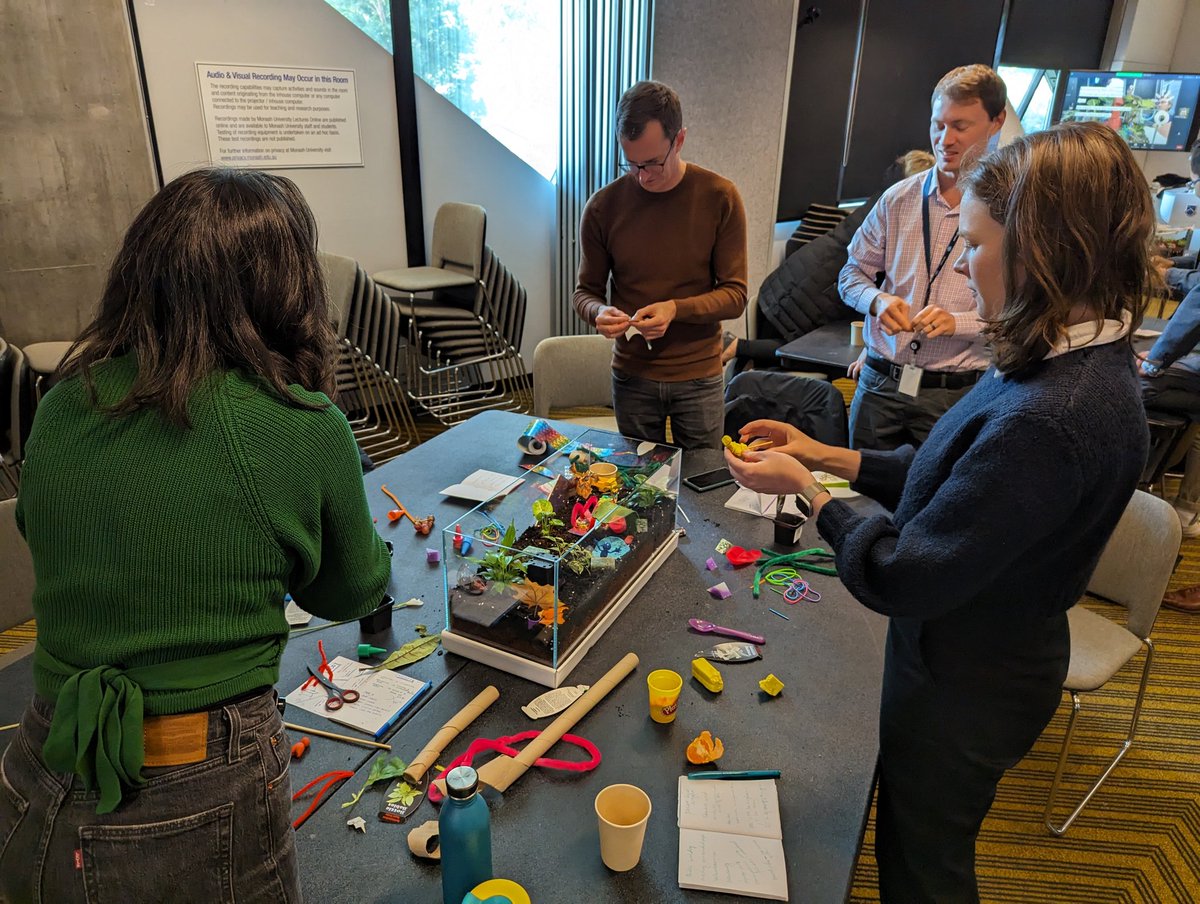 'It's not just about the data, or the science, it's about the conversations, the connections.' How do we retain hope in the face of adversity? Calls for courage in our #NetZero Futures workshop at @MonashUni today 👏🌱✊