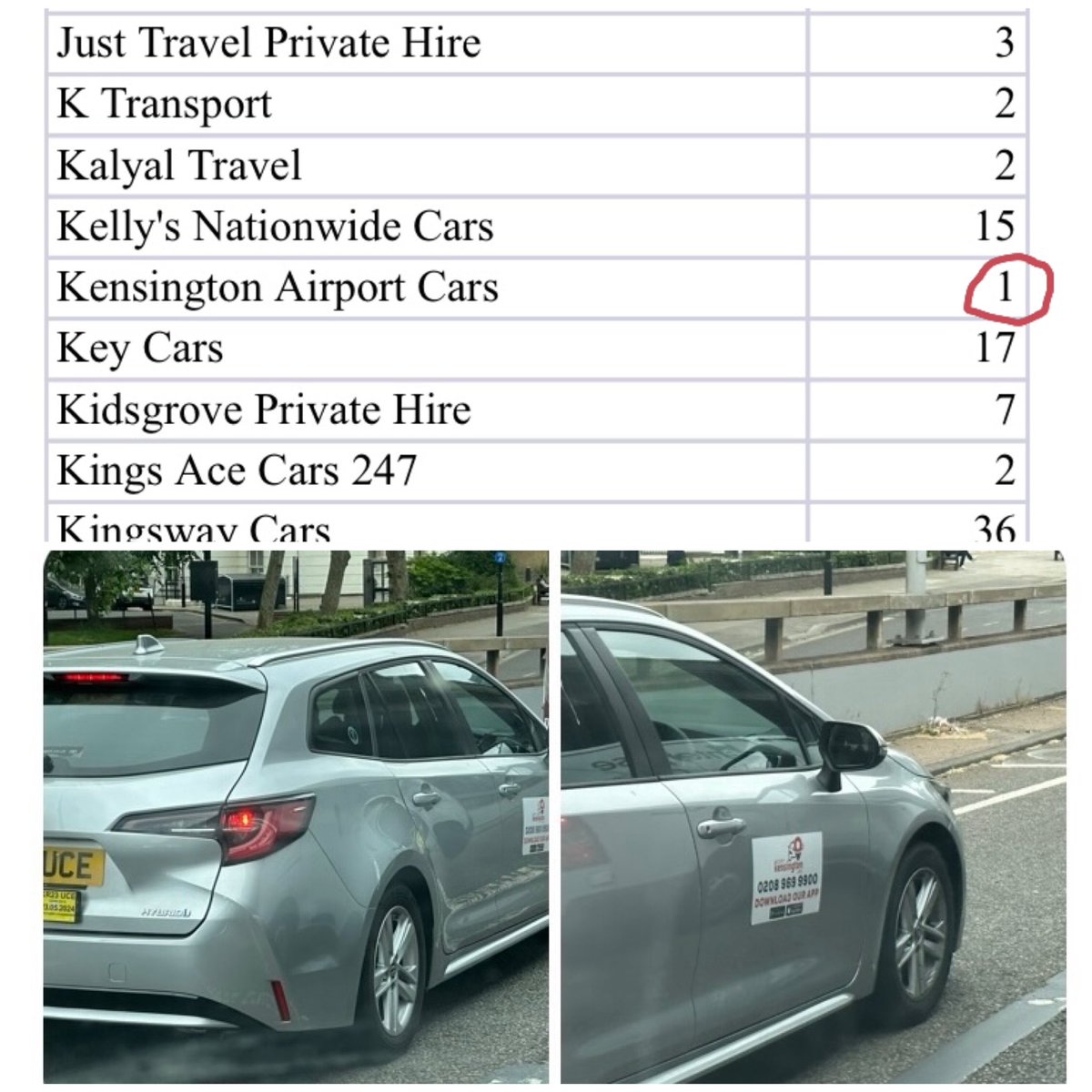 Sammyscarf's tweet photo. @TfLTPH Do you really believe business is being conducted in Wolverhampton with just ONE vehicle (especially with an advertised LDN number)
All those operators with established offices in other areas, where are they making provisions from? You need to get a grip! #ghostoffices https://t.co/xfRnYpifKb
