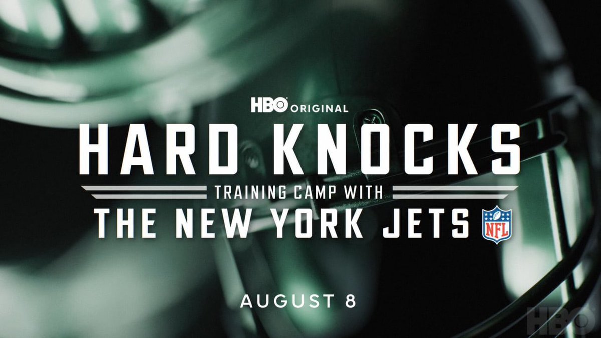 SEASON PREMIERE OF HARD KNOCKS NY JETS TONIGHT ON HBO! #TakeFlight #hardknocks #nyjets