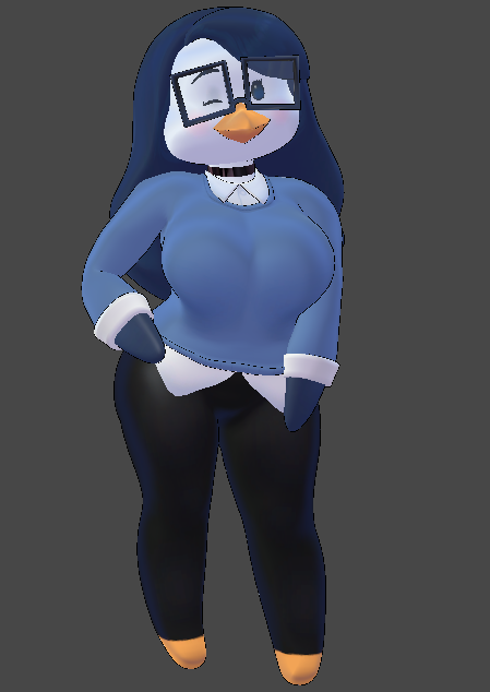 LizDoodleVR's tweet photo. Finally finished her 🐧💖 https://t.co/WhQbUrbrWb