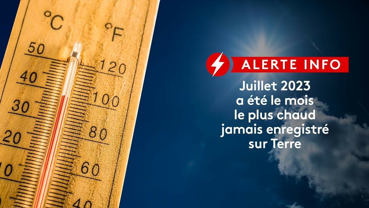 ⚡ ALERTE INFO

Juillet 2023 a été le mois le plus chaud jamais enregistré sur Terre.

La température moyenne mondiale a pulvérisé le record atteint en 2019, selon les relevés de l'agence européenne Copernicus.

francetvinfo.fr/monde/environn…