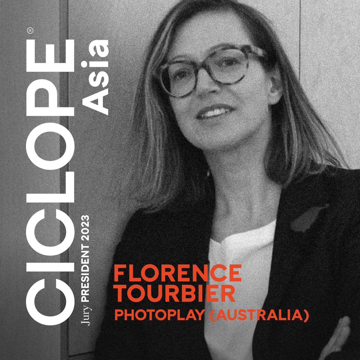 A shout out to Photoplay EP Florence Tourbier who is Jury President for CICLOPE Asia 2023, congrats Flo! 👏