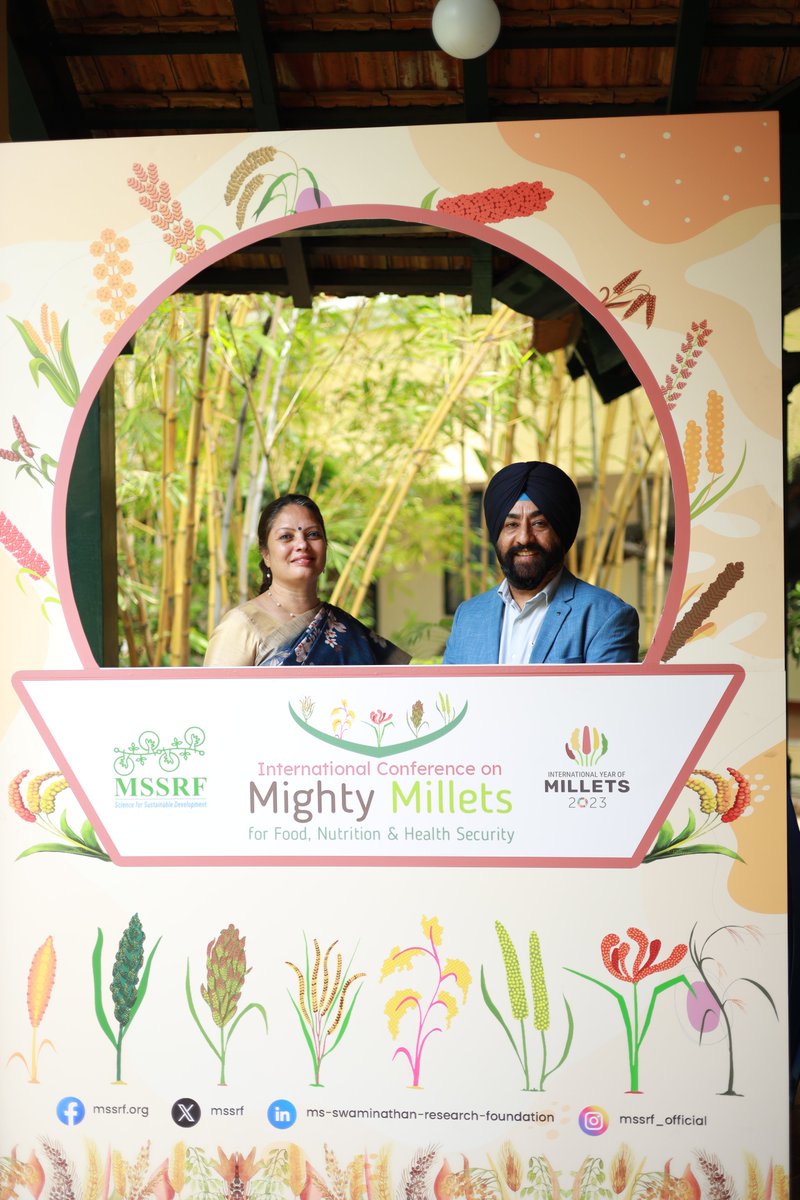 mssrf's tweet photo. 📸Capture memories at the #MSSRF_Conf2023 #SelfiePoint!!!
Strike a pose, snap a #selfie & share your experience with us!!! Can't wait to see your smiling faces😊
#MightyMillets #IYM2023
@doctorsoumya @MilletsOdisha @MilletsNews @IYM2023 https://t.co/KfZMBMKLW5