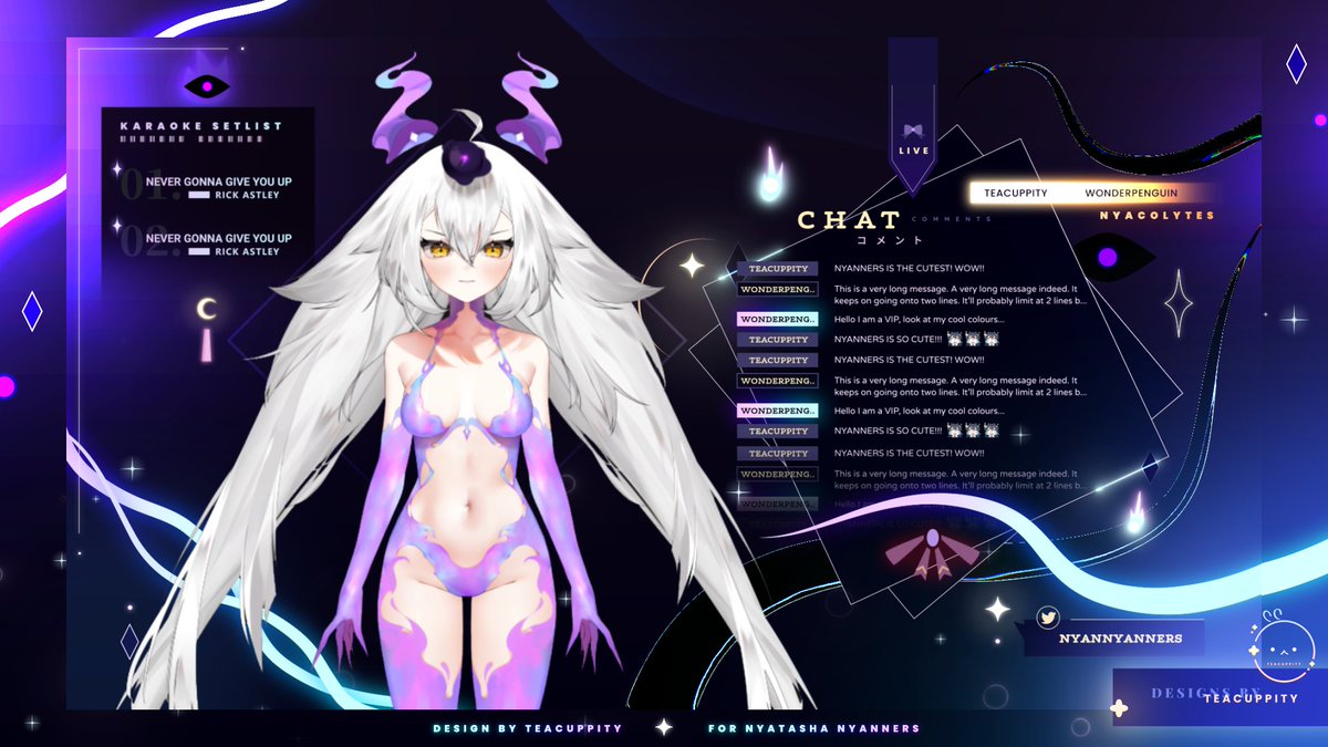 HoloTraitor's tweet photo. @ChaosRRat Like a skintight suit or something I think it was part of her body like a.. Bio skinsuit?

But yeah she got banned for it or her stream got banned or something https://t.co/fAM4bHyC8A