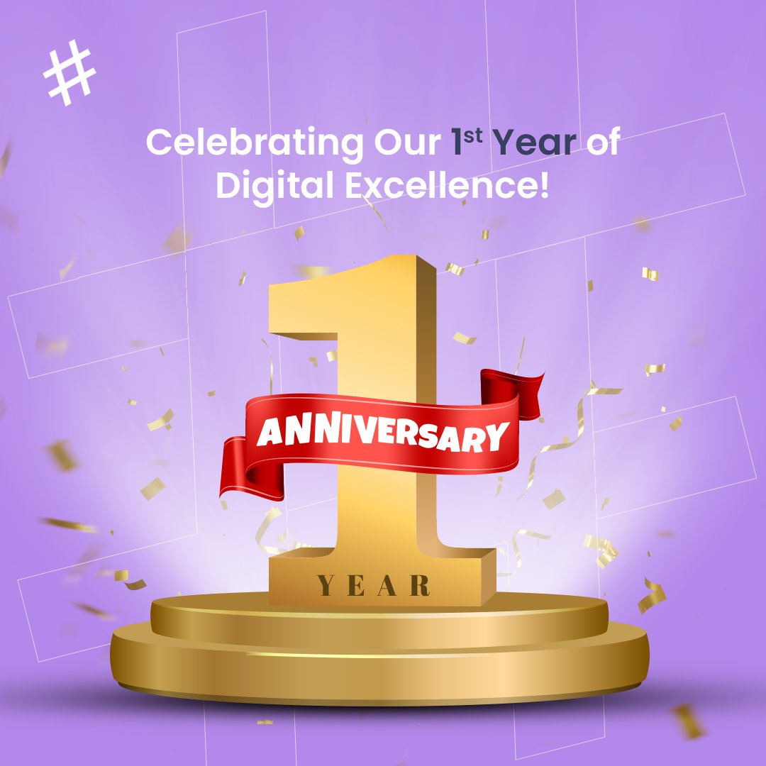 Celebrating one year of digital brilliance! Grateful for the journey and excited for what's next. Cheers to us!
.
1YearInDigitalExcellence #CheersToProgress #DigitalAgencyAnniversary #CelebratingMilestone #SocialAgent #BricstalGroup #LetusbeyourSocialAgent
