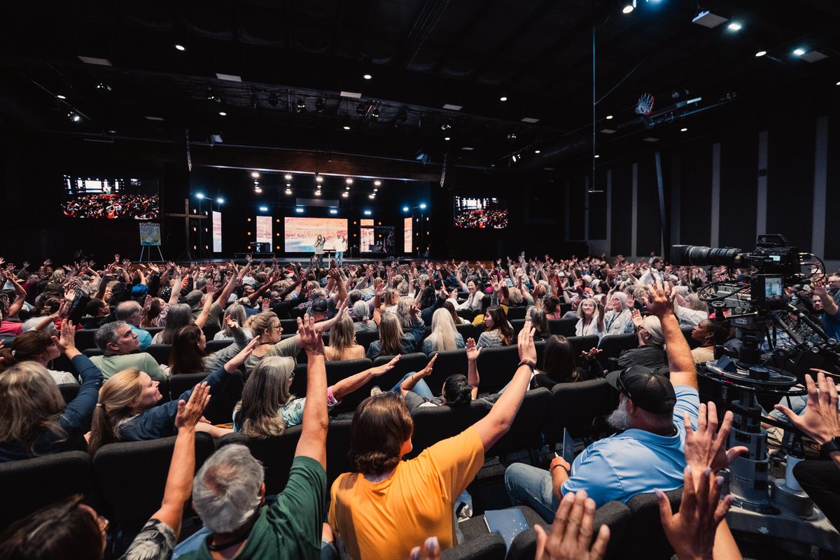 kvministries's tweet photo. School of the Prophets 2023 day one is here! This is a record year — we’ve had over 1,000 students join us online and in-person in pursuit of one thing- God’s voice.

Heaven leaned in ready to release authority, anointing and fresh encounters as prophets and prophetic people from all over the globe swept into the room and joined online expectant for what this week would hold.

I am excited to see all that unfolds this week — it is always a powerful time and encourage you to follow along on socials for a glimpse into what God is doing in the hearts of His students. You will be inspired as you witness what is released on the earth and encouraged as those that attend are deployed to take what they learn and bring fresh revelation to every sphere of influence; ushering in Kingdom solutions and cultural change.
