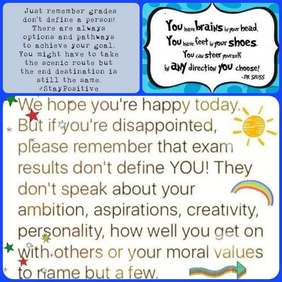 AngusNetball's tweet image. Good luck to everyone receiving exam results today . Please remember there is no wrong path. 💜💜💜