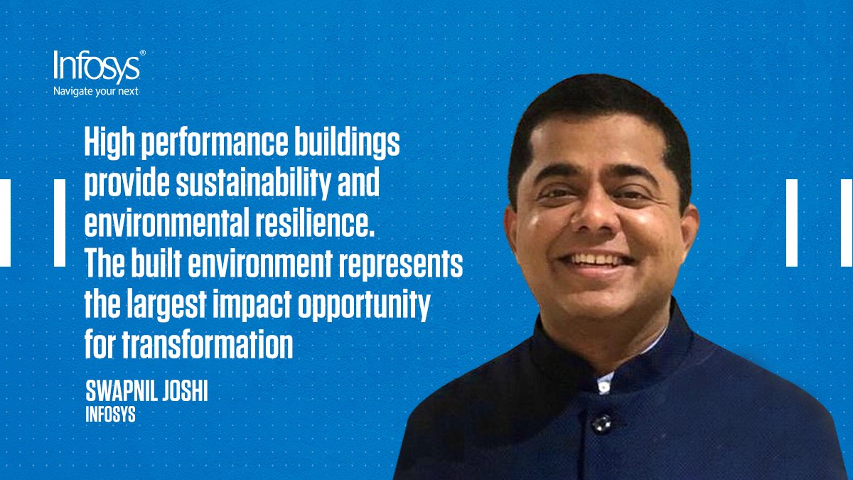 Infosys's tweet image. Swapnil Joshi, Infosys, spoke at the @ishraehq Mumbai Chapter on &apos;Engineering Sustainable Outcomes - Transforming Built Environment&apos;. 

#InfosysESG #ESGIsAnOpportunity #Sustainability