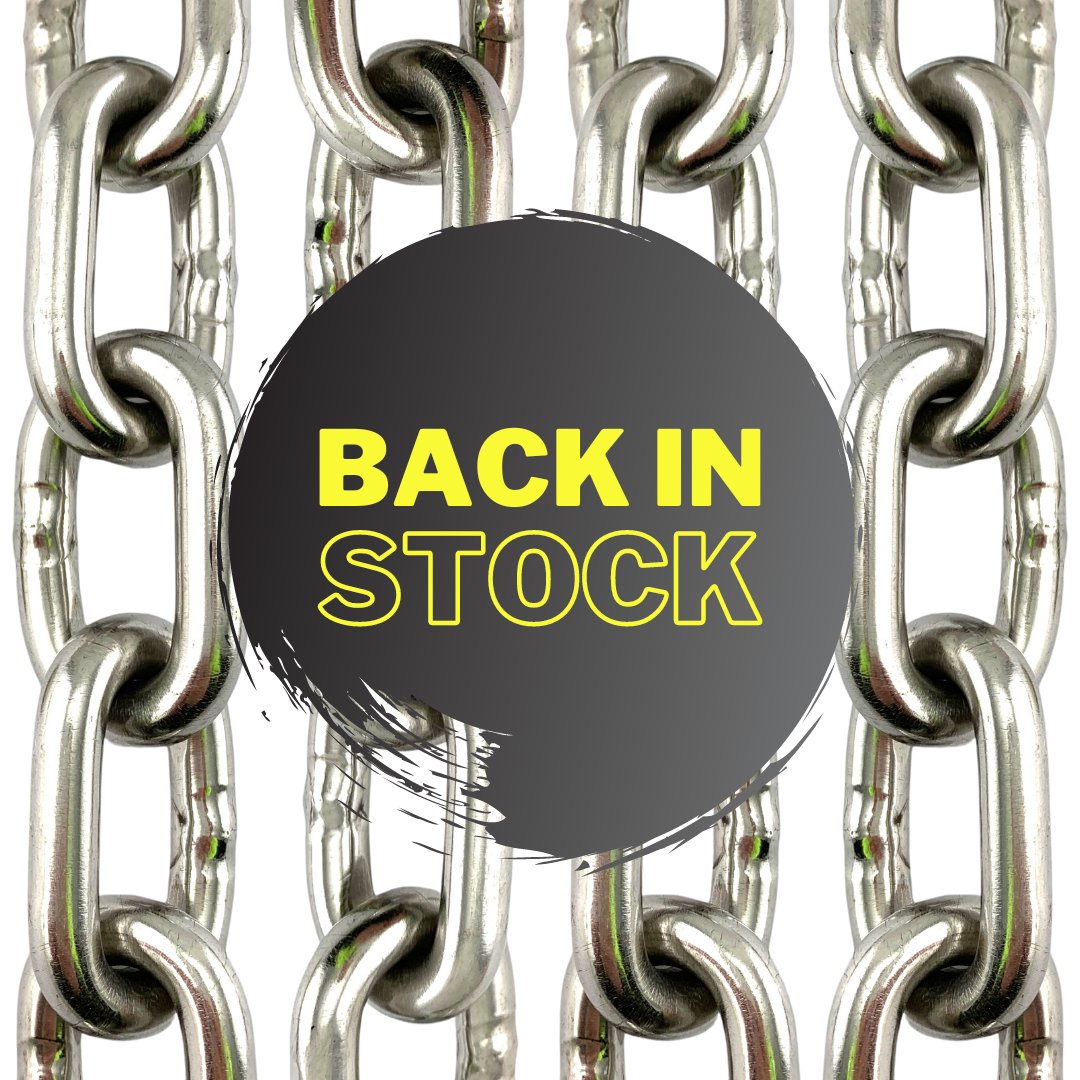 AbaconProducts's tweet photo. Back in stock! 13mm & 16mm Stainless Steel Welded Steel Chain. Australia wide shipping. https://t.co/4IAAUprKXt
#chain #chains #stainlesssteel #strongchain #strongchains #stainlesssteelchain #construction #constructionsupplies #buildingsupplies #hardware #hardwarestore https://t.co/KLYp3bAQs7
