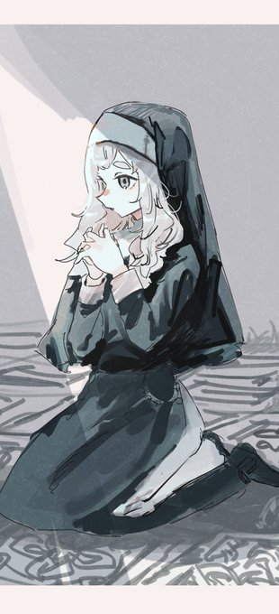 ふわふわシスター落書き
