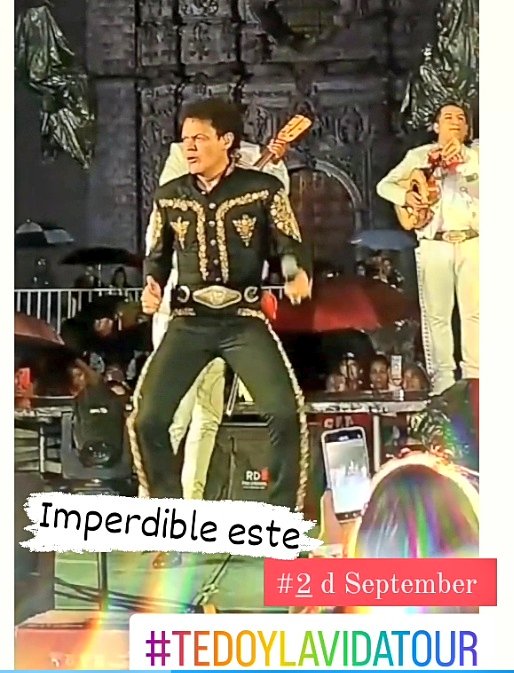 ALICIAMORALES29's tweet photo. NO TE LO PUEDES PERDER 🎊🎊😊♥️🎤🎶🕺😍😍, maravilloso concierto #2dSEPTIEMBRE #ArenaMx con @pedro_fer 😍😍👍 #TeDoyLaVidaTour https://t.co/IxKttIkzDW