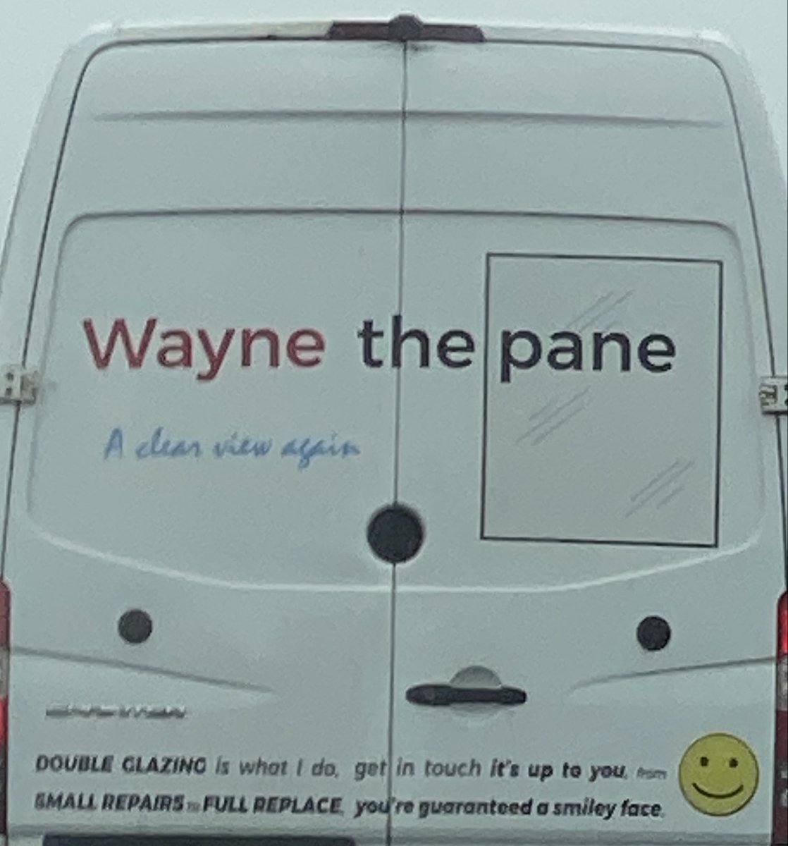 This made me smile on a miserable wet Saturday lunchtime in crawling traffic on the M25 (....... and before the barrage of abuse beginsI was the passenger, not the driver!). Read the small print at the bottom.
Thanks Wayne The Pane!!