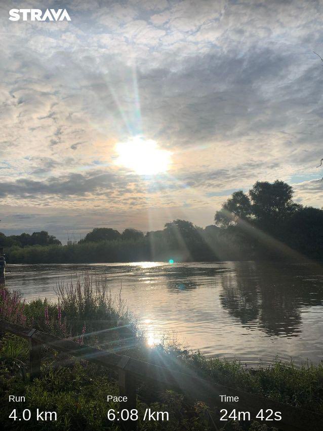 Another 4K run under the belt, really struggling with the weight I’ve put on 🤣 🏃🏻‍♂️