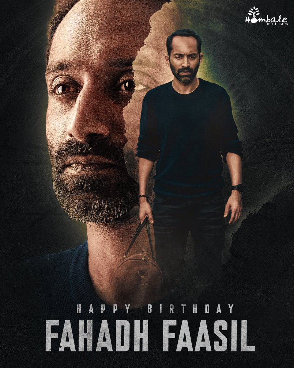 Here's to the virtuoso of versatility whose acting prowess knows no bounds. Wishing our #FahadhFaasil a very Happy Birthday! - Team #Dhoomam
