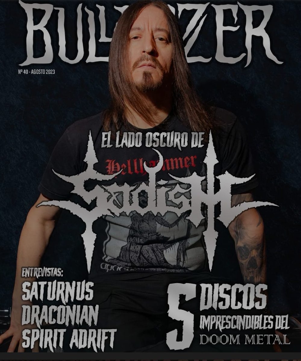 @revistabulldozer interview in Spanish! #saturnus #saturnusband #doom #doommetal #thestormwithin #ibanezguitars #chapmanguitars #mooeraudio #mooerge300 #daddariostrings #jimdunloppicks #nologopicks #sihicymbals #tamadrums #rolandkeyboards #prophecyproductions #nevergiveup