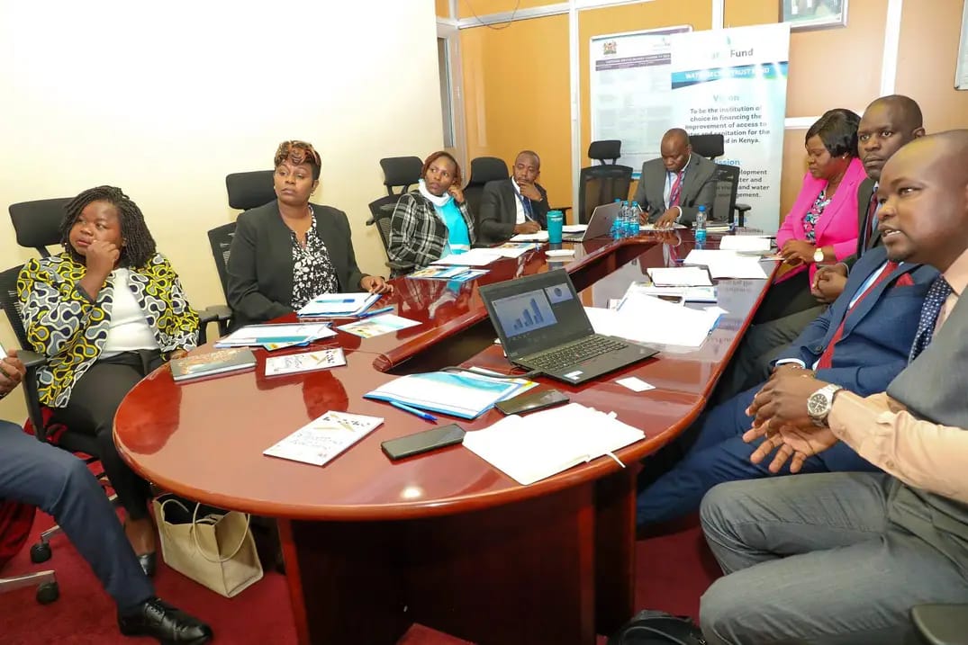 wstf_ke's tweet photo. Mr. Willis Ombai CEO @wstf_ke hosted @gladyswanga during her courtesy visit to explore partnerships for @HomaBayCountyKE so as to increase water and sanitation access to underserved and marginalized communities in the County! ๐ง #WaterPartnerships #CommunityImpact https://t.co/gKZLAojC7L