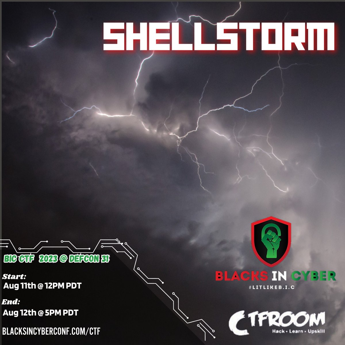 CTF_Room's tweet image. Dive headfirst & showcase your prowess in exploiting security weaknesses and emerge as the ultimate CTF champion. Are you ready to outsmart, outmaneuver, and outpace the challenges of the @BlackInCyberCo1 Pwn Vaults? 🏆 #PwnVault #CTF2023 @CTF_Room
blacksincyberconf.com/ctf
