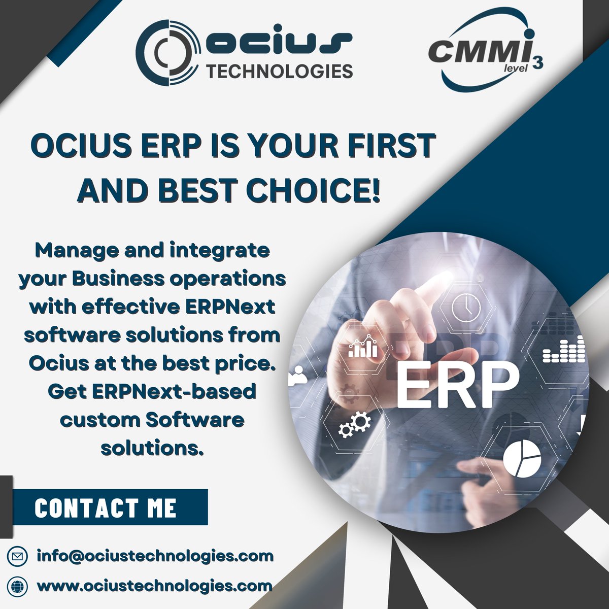 Ocius_Tech's tweet photo. Ocius ERP is your first and best choice!
Manage and integrate your Business operations with effective ERPNext software solutions from Ocius at the best price. Get ERPNext-based custom Software solutions.
https://t.co/98zdyzyfp3
#ERP #Erpsystem #clouderp #Businesserp #ErpSoftware https://t.co/4cxLOhGsvC