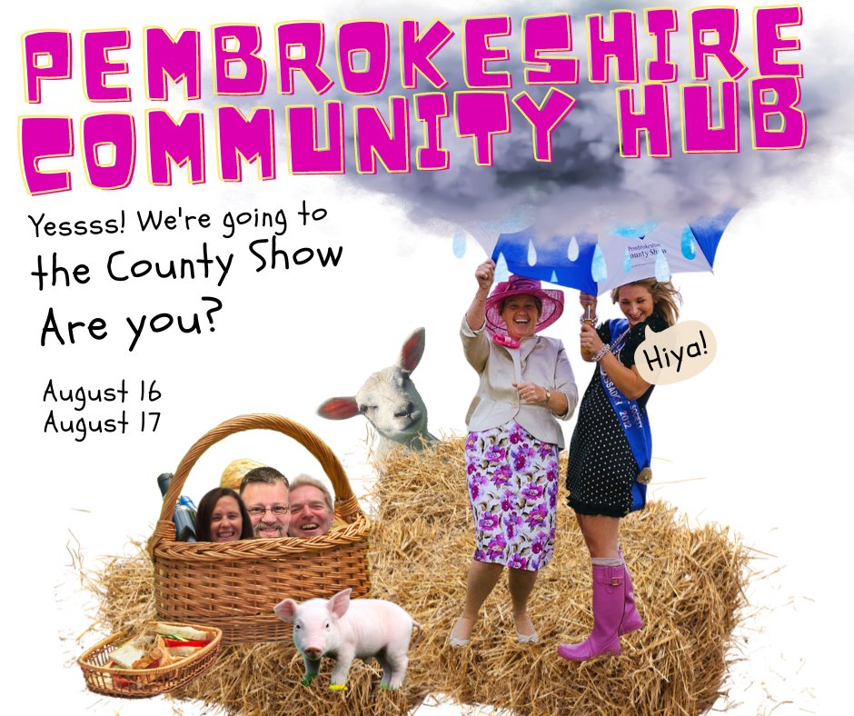 🫵 It's that time of year again.       

🐃 Oh yes indeedy.     

🙋‍♂️You know the score.

🫵 We'll see you there. 

🛖 Community Zone Tent. 

♿️ With a load of our bestest fwends. 

💃See you there.  

🐑 Cwm by.

#pembrokeshire

<a href="/Adferiad_/">Adferiad</a> <a href="/AgeCymruDyfed/">Age Cymru Dyfed</a> <a href="/PembsCountyShow/">Pembs County Show</a>