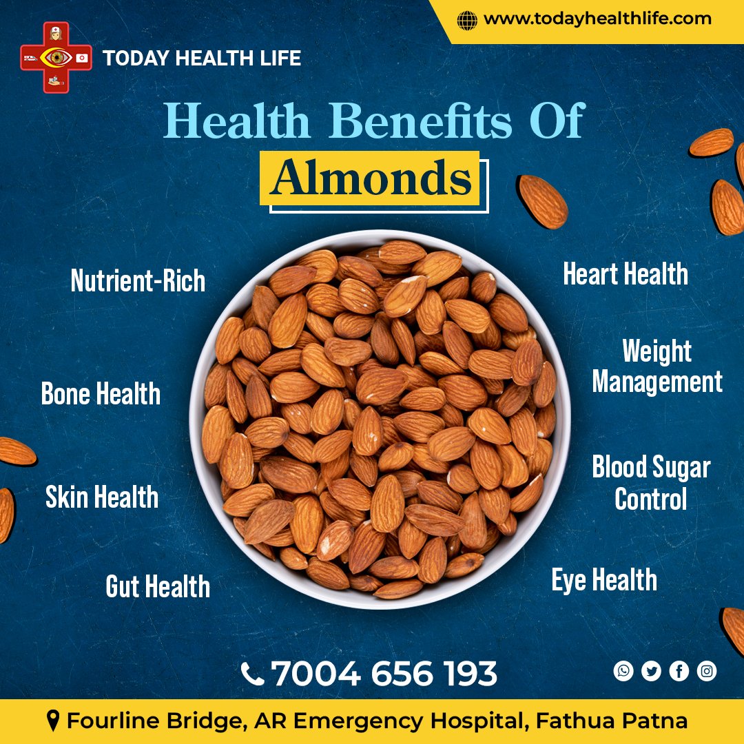 Health Benefits Of Almonds

todayhealthlife.com

#almonds #healthyrecipes #food #walnuts #nuts #healthyfood #AlmondDelights #HealthyHabituals #NuttyGoodness #AlmondLovers #PowerOfAlmonds #healthtips101 #selfcare #healthyme #healthtips4life #foodforfuelnutrition