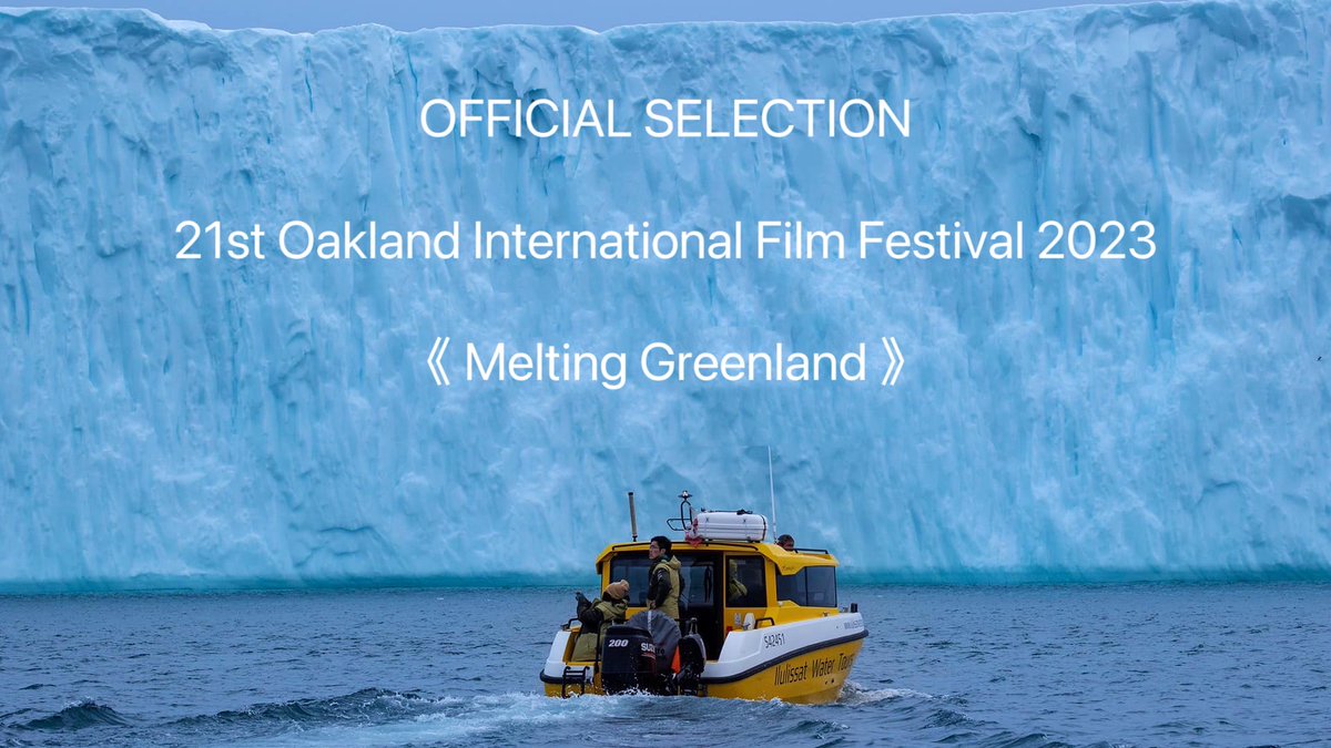 OrightOfficial's tweet photo. Breaking News!

Melting Greenland will be screened from September 14th to 23rd at various theaters across Oakland, California. We look forward to Melting Greenland shining at the Oakland International Film Festival! https://t.co/grWxjQpmFg