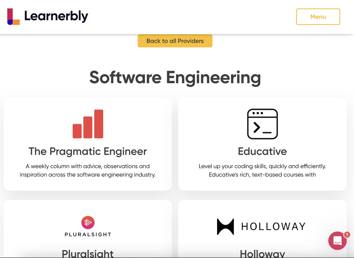 Last week,@Pragmatic_Eng was quietly added to @learnerbly (a platform several tech companies use to manage learning & development budgets - and people can get learning resources with one click). It's the first newsletter on this platform, AFAIK. Pretty neat: