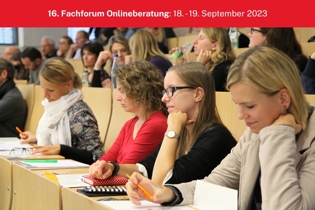 In diesem Jahr findet das Fachforum an zwei halben Tagen unter dem Titel "Zugangswegex: Die neue Vielfalt der Onlineberatung " erstmals hybrid statt. Weitere Informationen und die Anmeldung finden Sie unter fachforum-onlineberatung.de #onlineberatung #forum #nürnberg @eBeratung