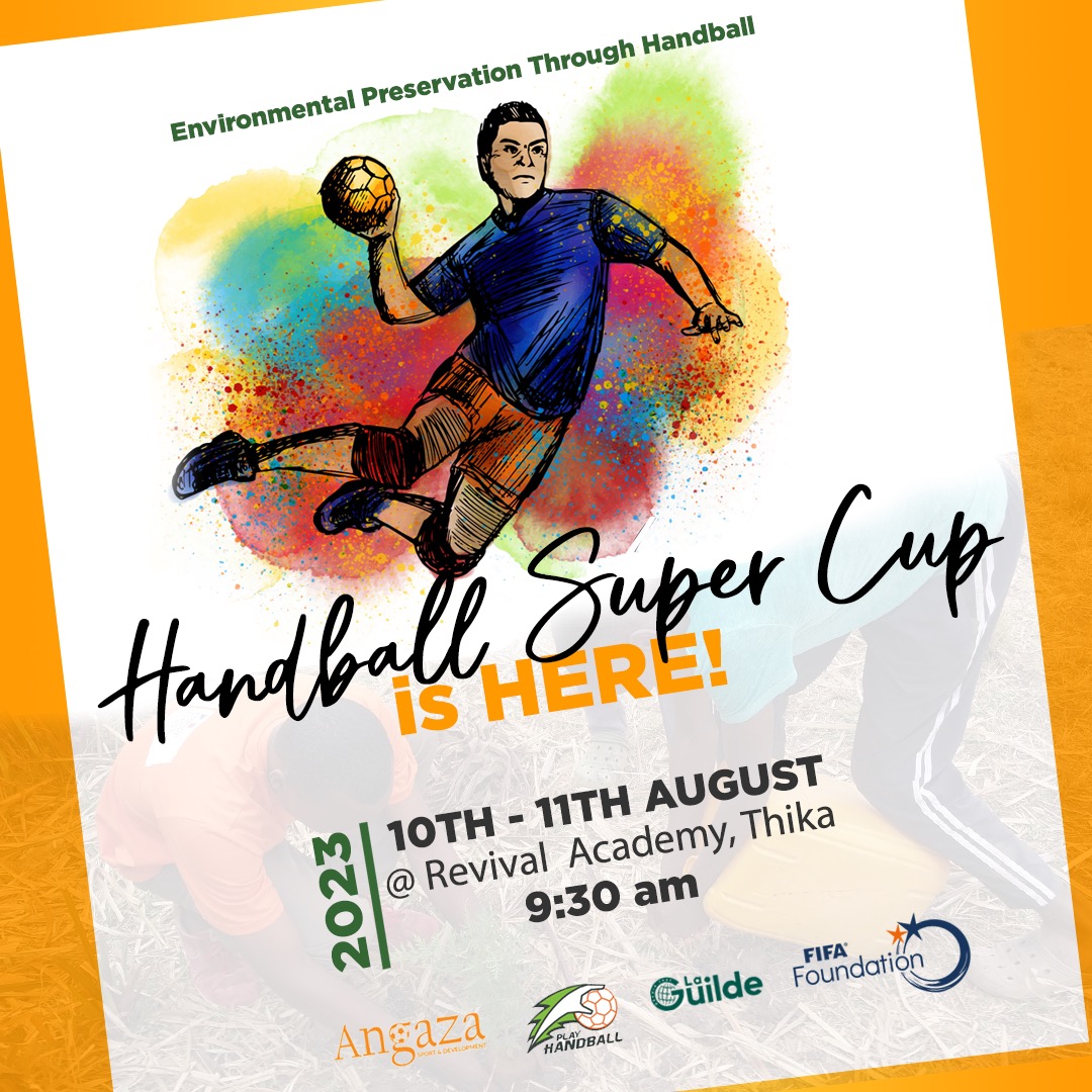 Angazasportsdev's tweet photo. This week, on August 10th and 11th, the Handball Super Cup will take place at Revival Academy in Thika Town, centered around the themes of promoting Gender Equality and Environmental Preservation.
#playhandball #volunteerabroad
#helpwithsport
#handballfordevelopment https://t.co/E4beyJxAvt