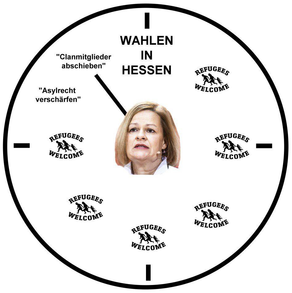 KraZMagazin's tweet photo. #Faeser #Hessenwahl https://t.co/GavKbzHWjA