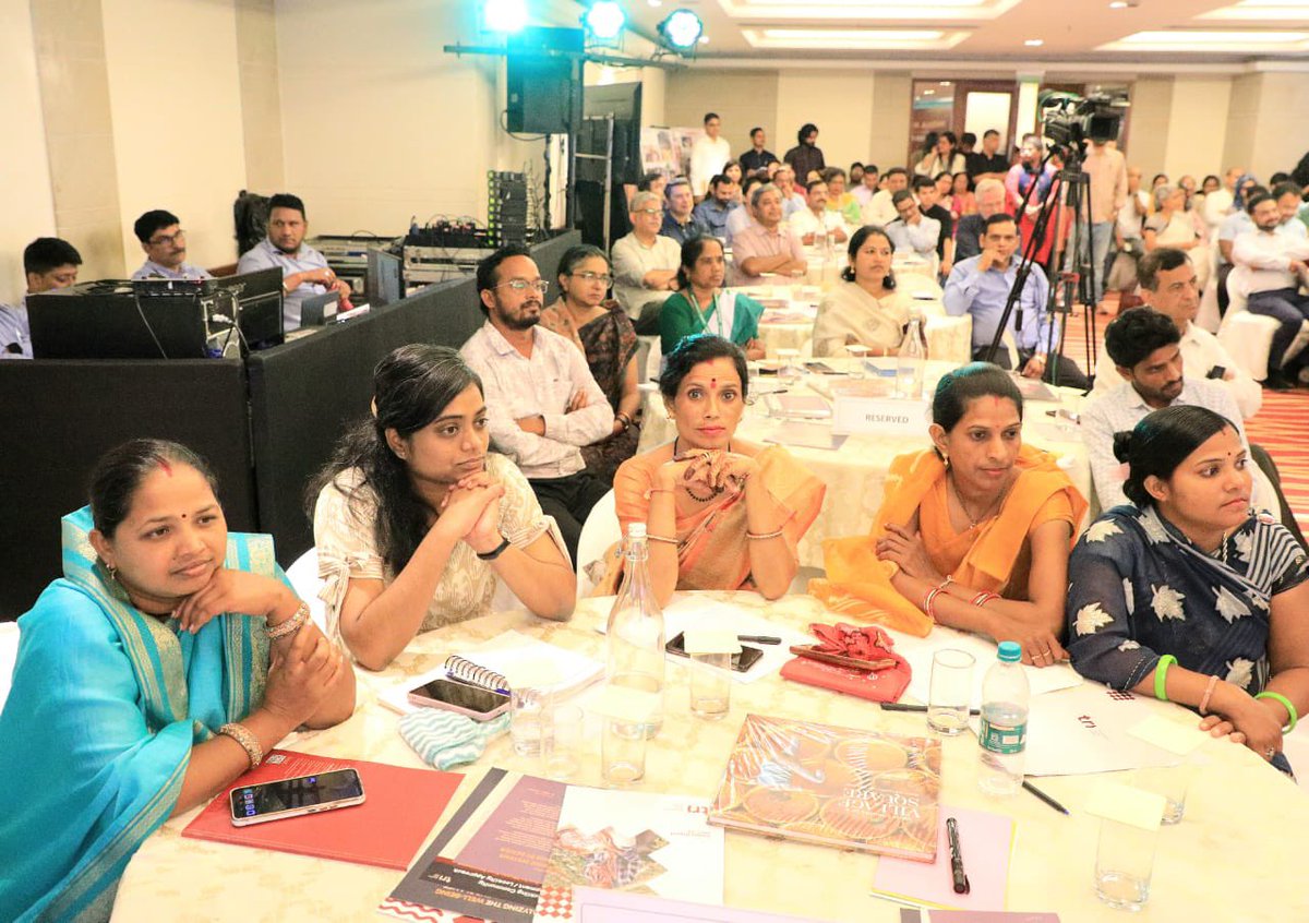 dpradhanbjp's tweet photo. Addressed the India Rural Colloquy 2023 Rural Renaissance event organised by @TRIFoundation. Spoke about India’s knowledge traditions, age of competency and skill-based learning, transformation of Indian education steered by #NEP2020, education in local languages, importance of early childhood care and education and the need for more women involvement in development sector programs.