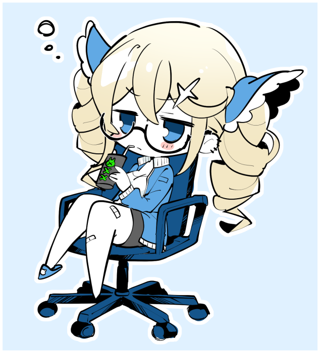「休憩」|57(こな)のイラスト