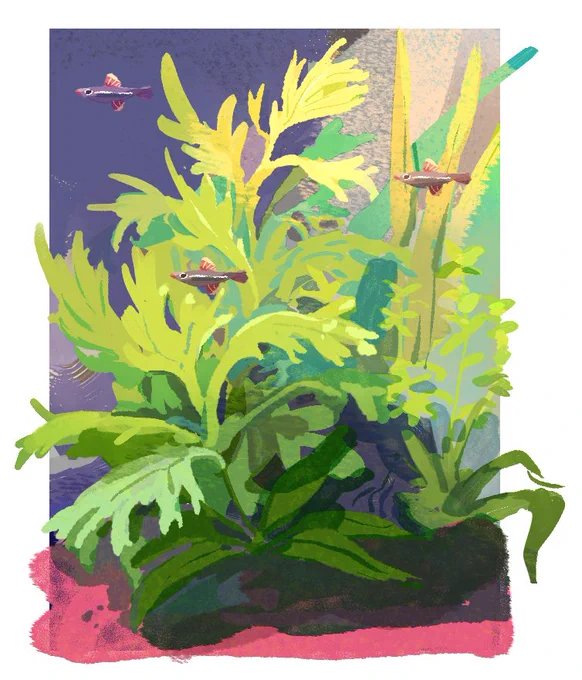 Office desktop tank (30min lunch break doodle