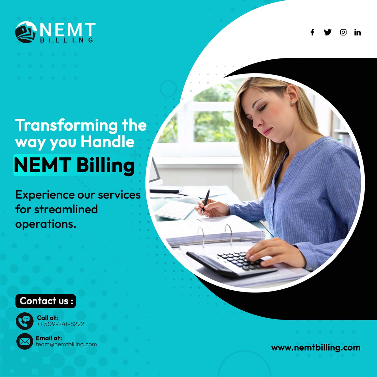 Rely on our expertise as your trusted NEMT billing partner.
With our dedicated support, you can navigate the complex billing landscape with confidence and achieve consistent financial success.
#NemtBillingServices #NEMT #EfficientPayments #NEMTIndustry #ROI #BusinessSuccess