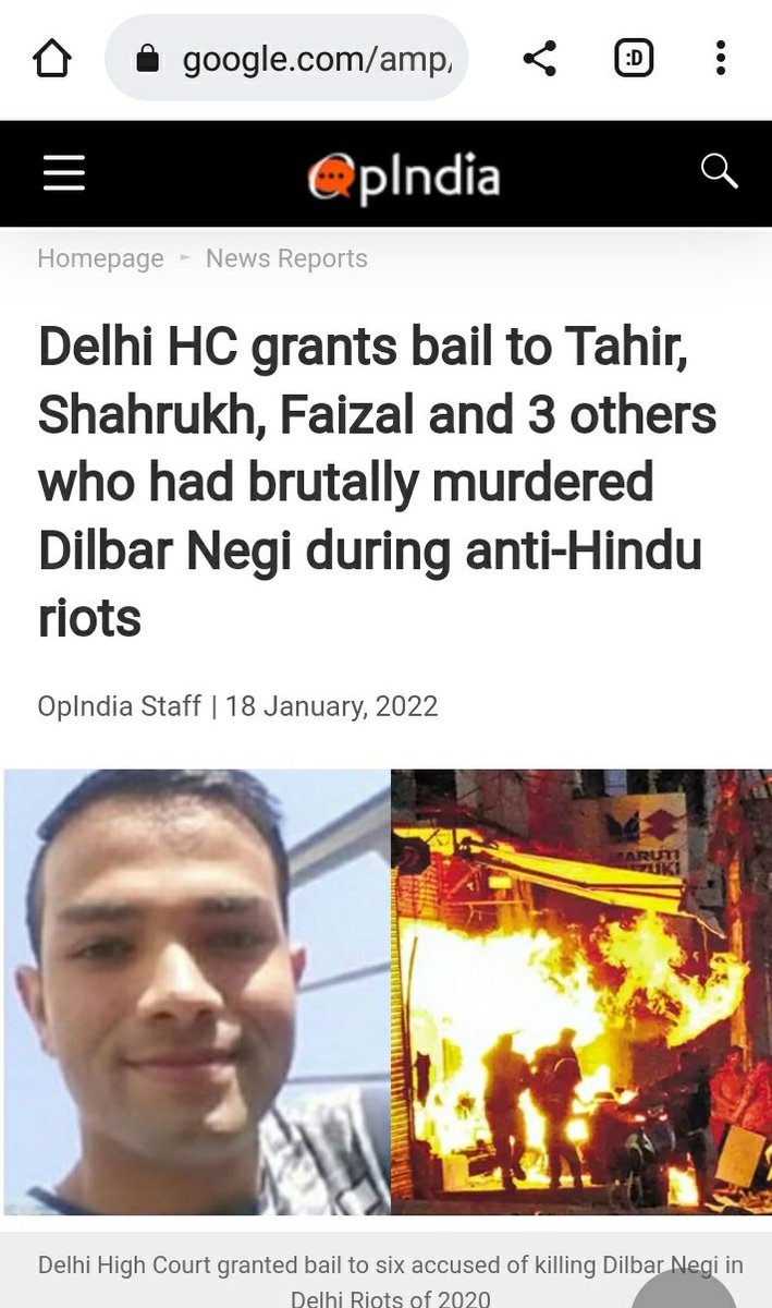 ALchemistO0's tweet photo. @Kattu_Bheel_15 @JANTA_KI_AWAAZ_ Hai bhai..hindu ka muder krne wale 6 muslims ko court ne bail dedi... Hindu ka naam dilbar negi...zinda kaat kar jala diya...fir bhi bail mil gai...ye hai hindu k jaan ki keemat yha par https://t.co/PCrHk32wsQ