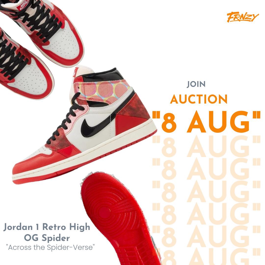 FRNZYLiveShop's tweet photo. You have a chance to enter into the spider-verse today with our latest auction of the Jordan 1 Retro High OG “Across The Spider - Verse” (DOWNLOAD THE FRNZY APP) and join…
#offwhiteairforce1 #offwhite  #offwhitenike #nikeoffwhite #offwhitesneakers #nike #nikedunk #nikedunks https://t.co/DmjKG9UP6T