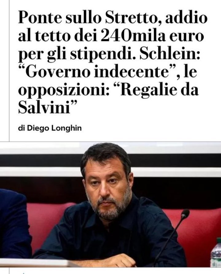 PdCesena's tweet photo. Quindi #salariominimo no, è brutto, maxi stipendio per i manager del #pontesullostretto sì. 

Sempre più chiare le priorità di questo governo: togliamo ai #poveri per dare ai #ricchi. https://t.co/kgM9vjKQUN